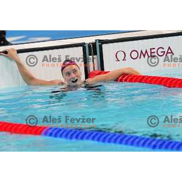 Neza Klancar (SLO) competes in Women\'s Swimming 50 m Freestyle at Paris 2024 Summer Olympic Games, France on August 3, 2024