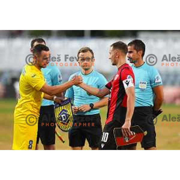 Matic Zavnik in action during Prva liga Telemach 2024/25 football match between Primorje and Domzale in Nova Gorica, Slovenia on August 16, 2024