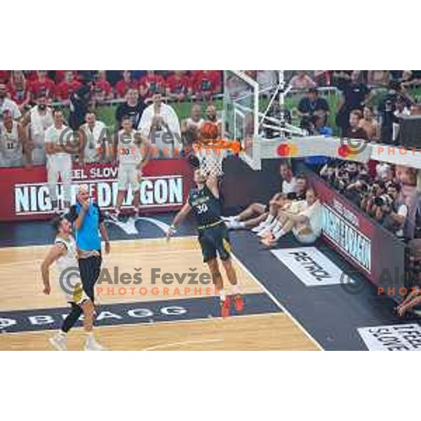 Brothers Zoran Dragic and Goran Dragic play 1:1 during The Night of the Dragon in Arena Stozice, Ljubljana, Slovenia on Augsut 24, 2024