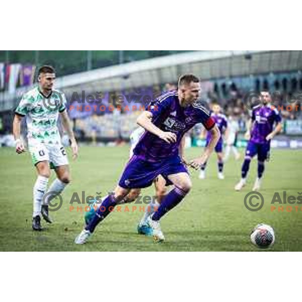 Josip Ilicic in action during Prva liga Telemach football match between Maribor and Olimpija Ljubljana in Ljudski vrt, Maribor, Slovenia on August 25, 2024. Photo: Jure Banfi