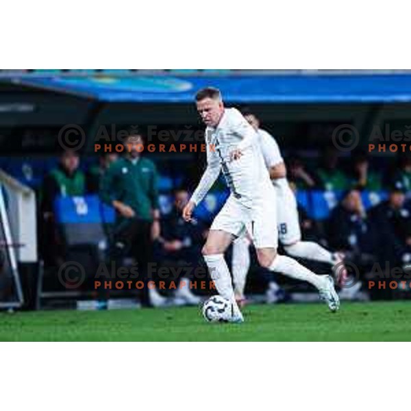 Josip Ilicic of Slovenia in action during the UEFA Nations League football match between Slovenia and Kazakhstan in SRC Stozice, Ljubljana, Slovenia on September 9, 2024