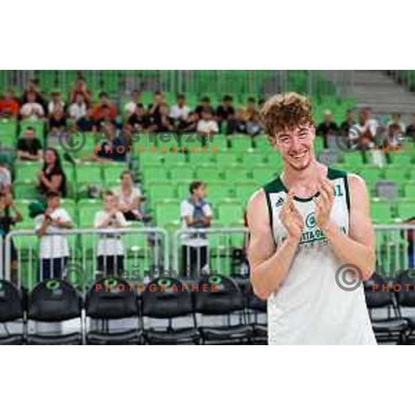 Open practice of Cedevita Olimpija and meeting with the fans in Ljubljana, Slovenia on September 10, 2024