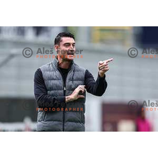 Albert Riera, head coach of Celje during Prva Liga Telemach 2024/25 football match between Celje and Nafta 1903 in Celje, Slovenia on September 15, 2024
