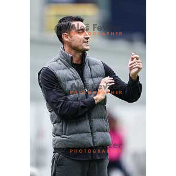 Albert Riera, head coach of Celje during Prva Liga Telemach 2024/25 football match between Celje and Nafta 1903 in Celje, Slovenia on September 15, 2024
