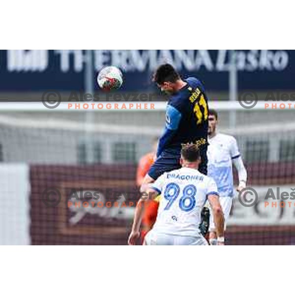 Svit Seslar in action during Prva Liga Telemach 2024/25 football match between Celje and Nafta 1903 in Celje, Slovenia on September 15, 2024
