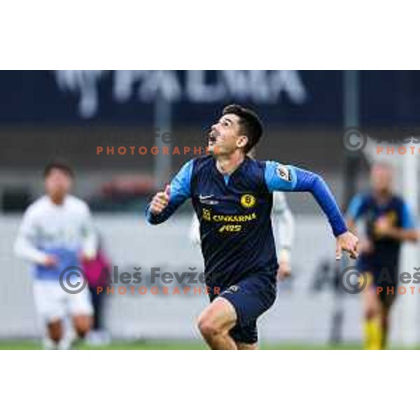 Svit Seslar in action during Prva Liga Telemach 2024/25 football match between Celje and Nafta 1903 in Celje, Slovenia on September 15, 2024