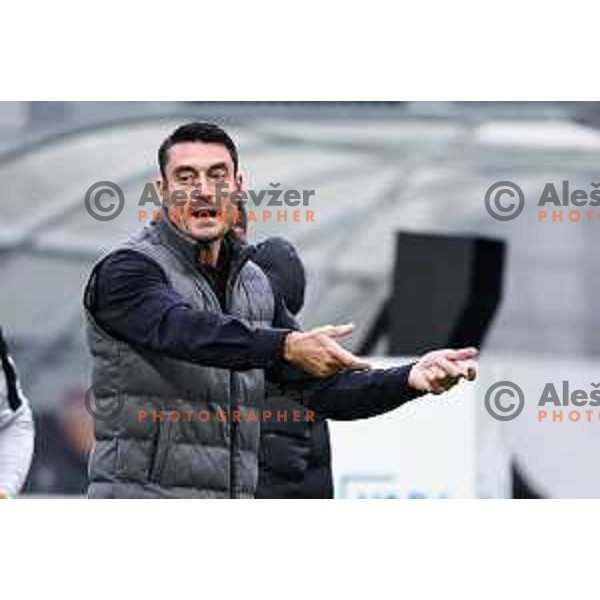 Albert Riera, head coach of Celje during Prva Liga Telemach 2024/25 football match between Celje and Nafta 1903 in Celje, Slovenia on September 15, 2024