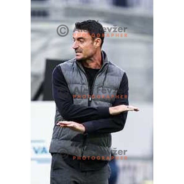 Albert Riera, head coach of Celje during Prva Liga Telemach 2024/25 football match between Celje and Nafta 1903 in Celje, Slovenia on September 15, 2024