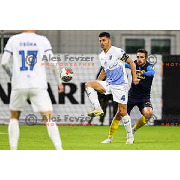 Zoran Lesjak in action during Prva Liga Telemach 2024/25 football match between Celje and Nafta 1903 in Celje, Slovenia on September 15, 2024