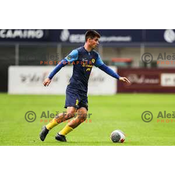 Svit Seslar in action during Prva Liga Telemach 2024/25 football match between Celje and Nafta 1903 in Celje, Slovenia on September 15, 2024