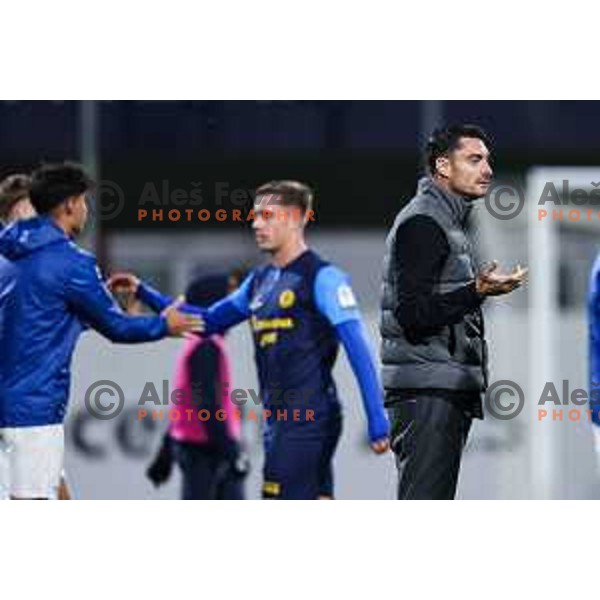 Albert Riera, head coach of Celje during Prva Liga Telemach 2024/25 football match between Celje and Nafta 1903 in Celje, Slovenia on September 15, 2024