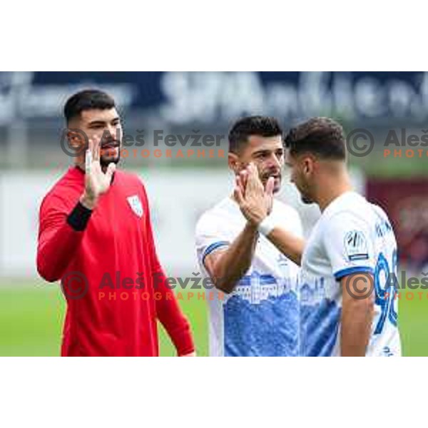 Zan Mauricio during Prva Liga Telemach 2024/25 football match between Celje and Nafta 1903 in Celje, Slovenia on September 15, 2024