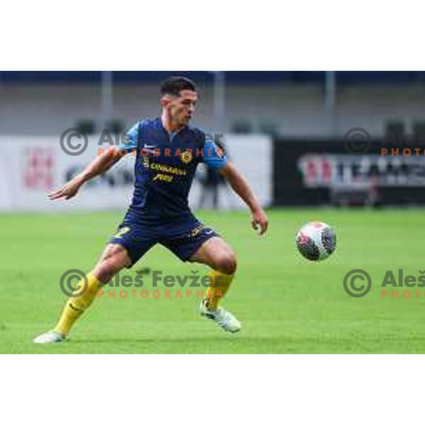 Juan Jose Nieto in action during Prva Liga Telemach 2024/25 football match between Celje and Nafta 1903 in Celje, Slovenia on September 15, 2024