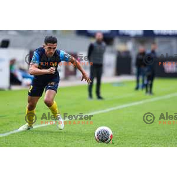 Juan Jose Nieto in action during Prva Liga Telemach 2024/25 football match between Celje and Nafta 1903 in Celje, Slovenia on September 15, 2024
