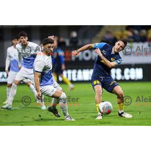 Dragan Brkic in action during Prva Liga Telemach 2024/25 football match between Celje and Nafta 1903 in Celje, Slovenia on September 15, 2024