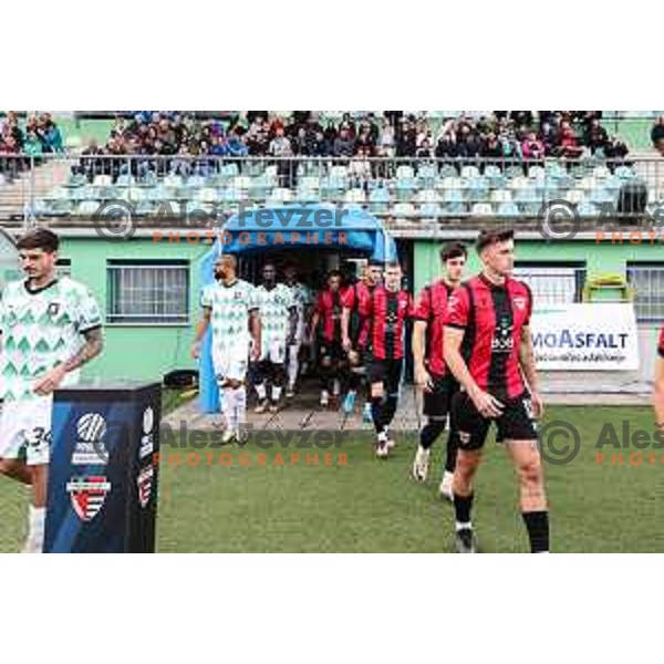 In action during Prva liga Telemach 2024/2025 football match between Primorje and Olimpija in Ajdovscina, Slovenia on September 28, 2024