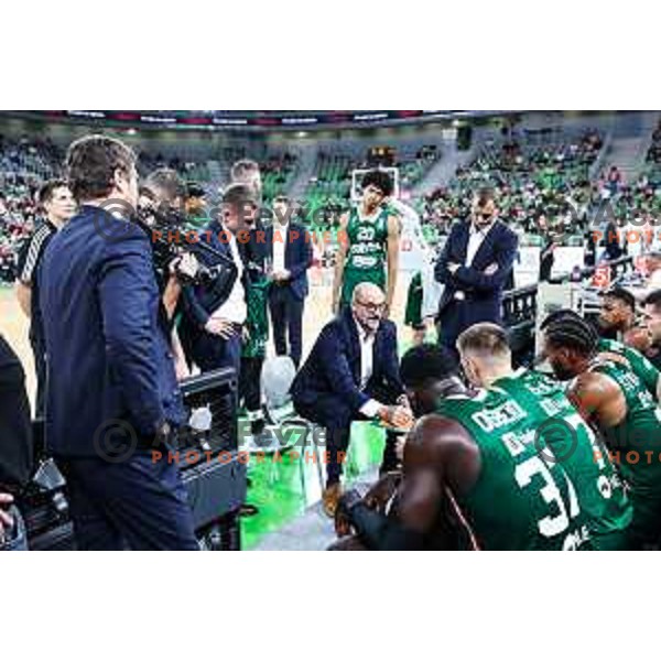 Zvezdan Mitrovic during ABA League 2024/2025 basketball match between Cedevita Olimpija and Dubai in SRC Stozice, Ljubljana, Slovenia on September 29, 2024