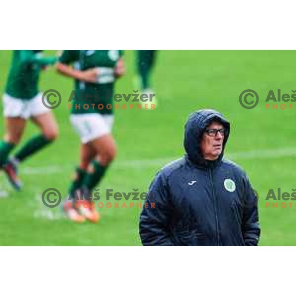 In action during Slovenian Women’s Football Cup match between ZNK Olimpija and ZNK Mura Nona in Ljubljana, Slovenia on October 3, 2024.