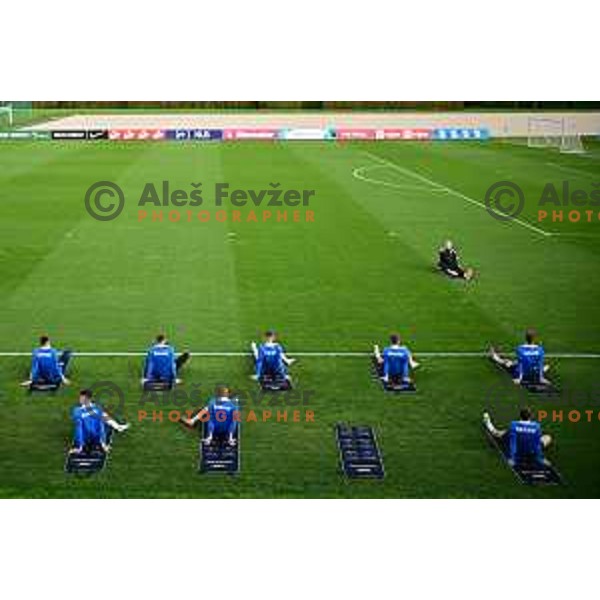 During practice session of Slovenia Football team in NNC Brdo, Slovenia on October 7, 2024
