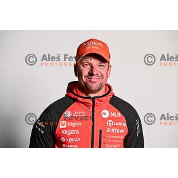Janez Maric at Official presentation of Slovenia Winter teams of Slovenia Ski Federation before start of 2024/2025 season in Ljubljana, Slovenia on October 8, 2024
