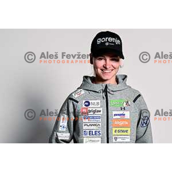 Nika Vodan at Official presentation of Slovenia Winter teams of Slovenia Ski Federation before start of 2024/2025 season in Ljubljana, Slovenia on October 8, 2024