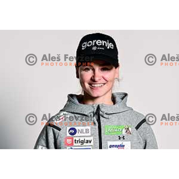 Nika Vodan at Official presentation of Slovenia Winter teams of Slovenia Ski Federation before start of 2024/2025 season in Ljubljana, Slovenia on October 8, 2024