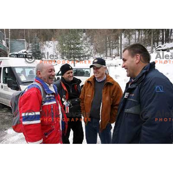 IOC marketing representatives visit Slovenian Olympic meeting point during 2006 Torino Winter Olympic games on February 17, Sauze d\'Oulx