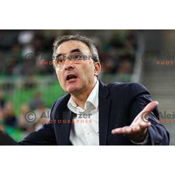 Chechu Mulero during ABA League 2024/2025 basketball match between Cedevita Olimpija and Buducnost VOLI in Ljubljana, Slovenia on October 27, 2024