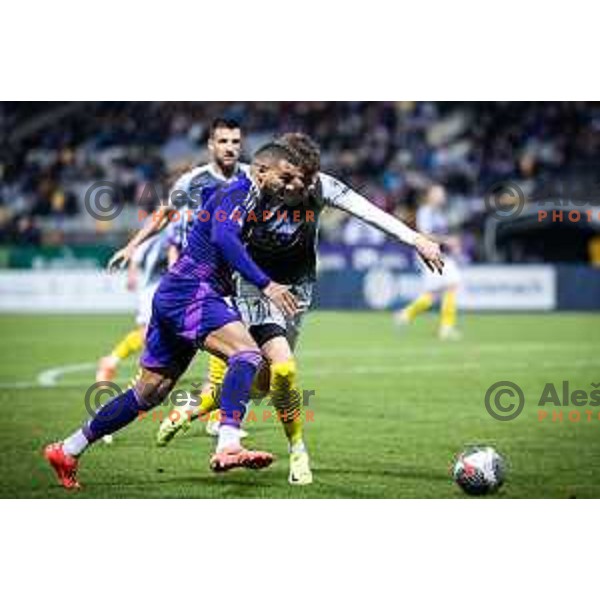 in action during Prva liga Telemach football match between Maribor and Radomlje in Ljudski vrt, Maribor, Slovenia on November 2, 2024. Photo: Jure Banfi