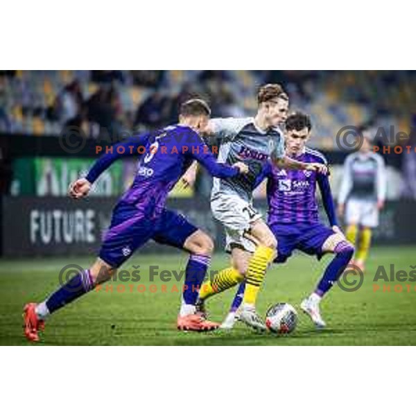 in action during Prva liga Telemach football match between Maribor and Radomlje in Ljudski vrt, Maribor, Slovenia on November 2, 2024. Photo: Jure Banfi