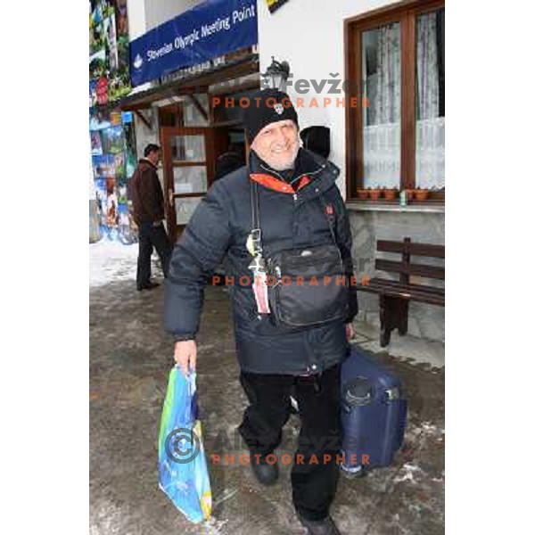 IOC marketing representatives visit Slovenian Olympic meeting point during 2006 Torino Winter Olympic games on February 17, Sauze d\'Oulx