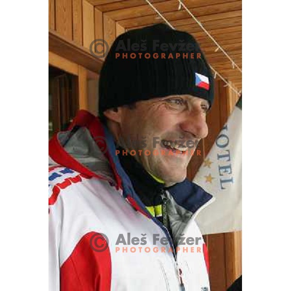 Vasja Bajc at 120 m individual ski jumping event in Pragelato at Torino 2006 Winter Olympic games, Italy on February 18, 2006