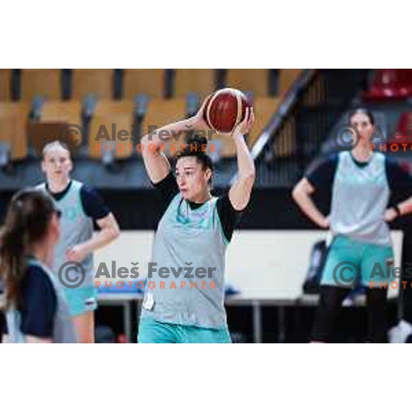 Jessica Shepard during Slovenia Women\'s National team practice in Ljubljana on November 4, 2024