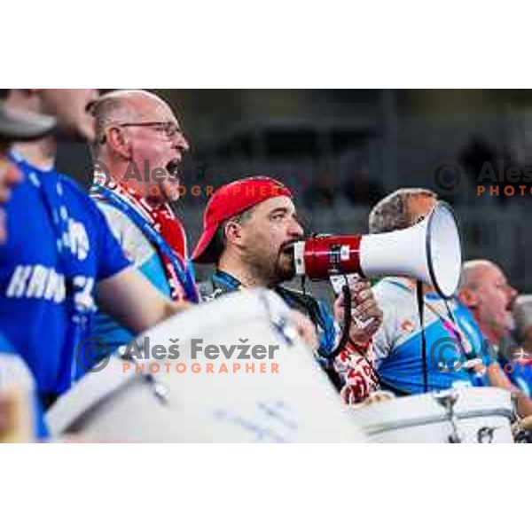 in action during EHF Women’s Champion League 2024/25 match between Krim Mercator and Metz Handball in Arena Stozice, Slovenia, 10th November 2024. Photo: Grega Valancic / alesfevzer.com
