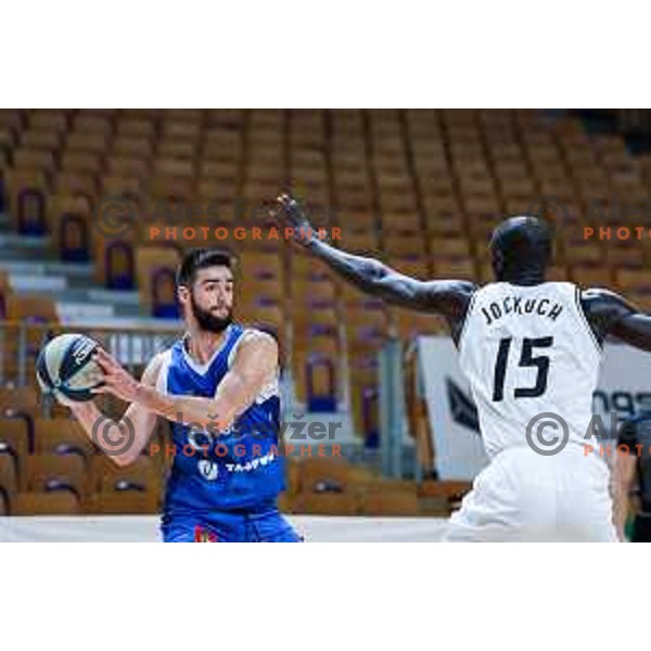 In action during OTP Bank League match between Ilirija and Sentjur in Ljubljana, Slovenia on November 10, 2024