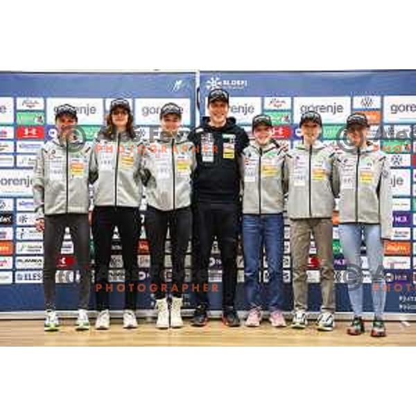 Jurij Tepes, head coach of Slovenia Women\'s Ski jumping team during Slovenia Ski-jumping team press conference in Ljubljana, Slovenia on November 11, 2024 