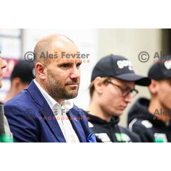 Uros Zupan during Slovenia Ski-jumping team press conference in Ljubljana, Slovenia on November 11, 2024 