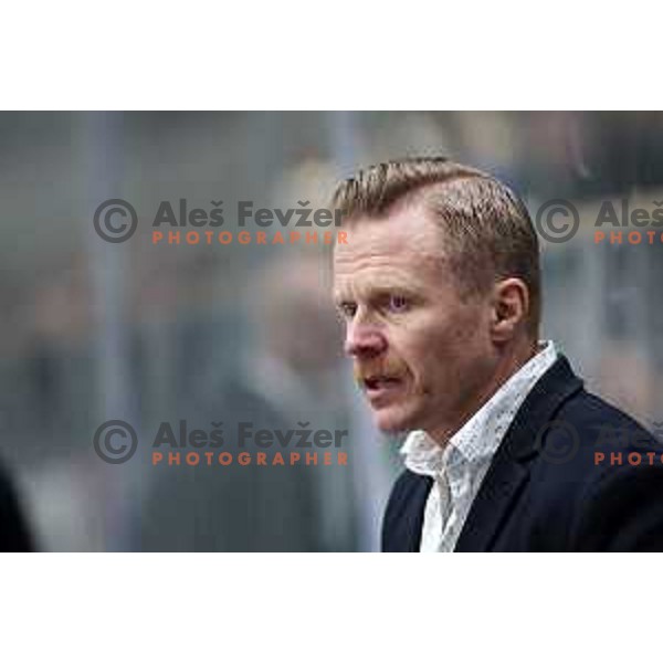 Antti Karhula during IceHL match between SZ Olimpija and Black Wings Linz in Ljubljana, Slovenia on November 22, 2024