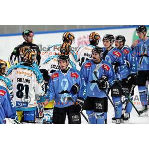 Marcel Mahkovec during IceHL match between SZ Olimpija and Black Wings Linz in Ljubljana, Slovenia on November 22, 2024