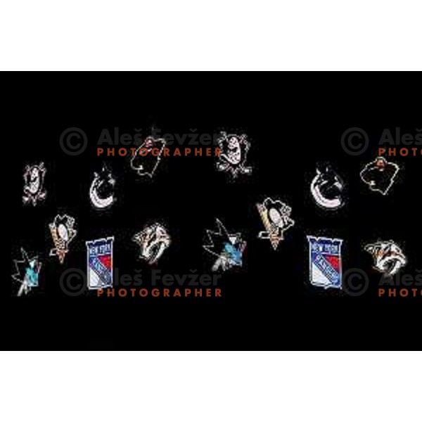 Nick Bonino\'s image on the LED screen during IceHL match between SZ Olimpija and Black Wings Linz in Ljubljana, Slovenia on November 22, 2024