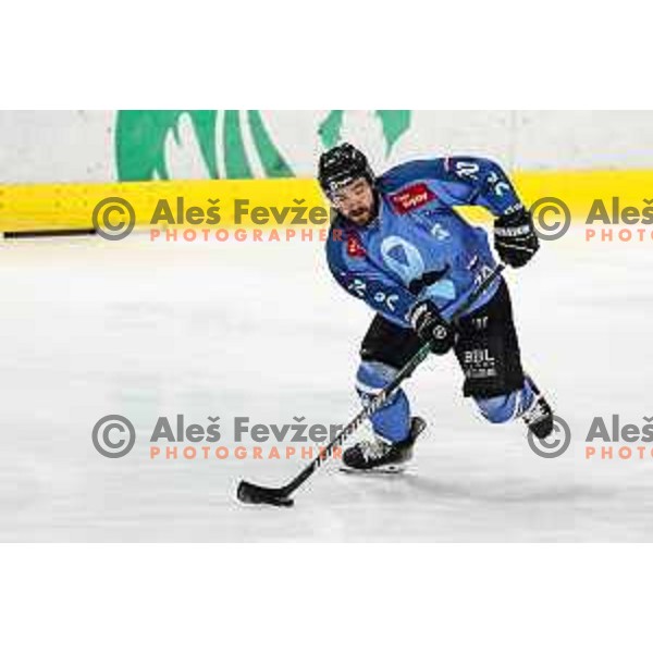 In action during IceHL match between SZ Olimpija and Black Wings Linz in Ljubljana, Slovenia on November 22, 2024