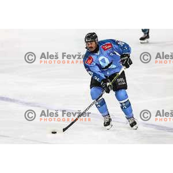 In action during IceHL match between SZ Olimpija and Black Wings Linz in Ljubljana, Slovenia on November 22, 2024