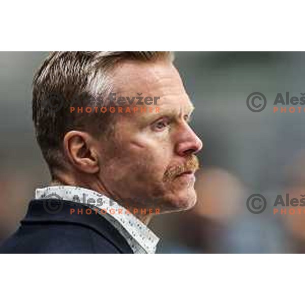 Antti Karhula during IceHL match between SZ Olimpija and Black Wings Linz in Ljubljana, Slovenia on November 22, 2024