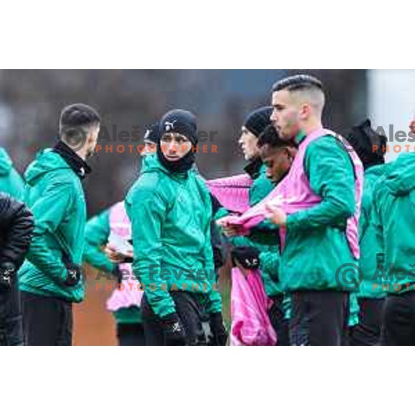 Raul Florucz during practice session of NK Olimpija before UEFA Conference League match against Larne in Ljubljana on November 27, 2024