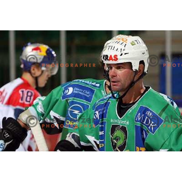 Todd Elik at ice-hockey game Tilia Olimpija- Red Bull Salzburg played in Hala Tivoli, Ljubljana, Slovenia 19.9.2008 