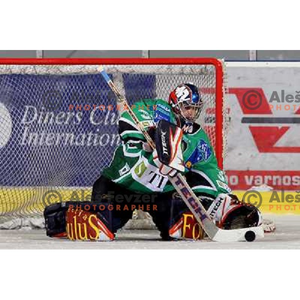 Mike Morrison at ice-hockey game Tilia Olimpija- Red Bull Salzburg played in Hala Tivoli, Ljubljana, Slovenia 19.9.2008 