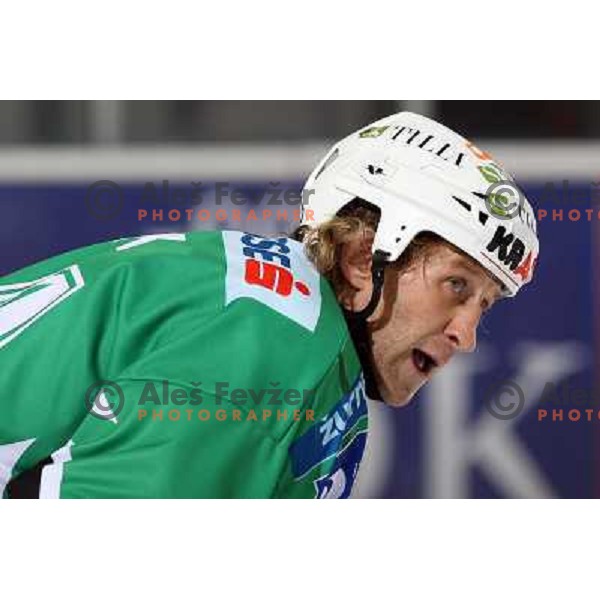 Tomaz Vnuk at ice-hockey game Tilia Olimpija- Red Bull Salzburg in first round of EBEL league played in Hala Tivoli, Ljubljana, Slovenia 19.9.2008 