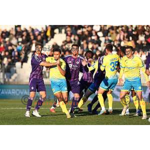 In action during Prva liga Telemach 2024/2025 football match between Koper and Maribor in Koper, Slovenia on November 30, 2024