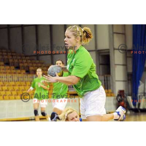 Matrusevska at handball match RK Olimpija - ZRK Velenje , 20.09.2008 