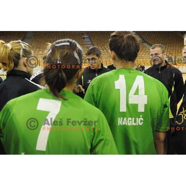 RK Olimpija at handball match RK Olimpija - ZRK Velenje , 20.09.2008 